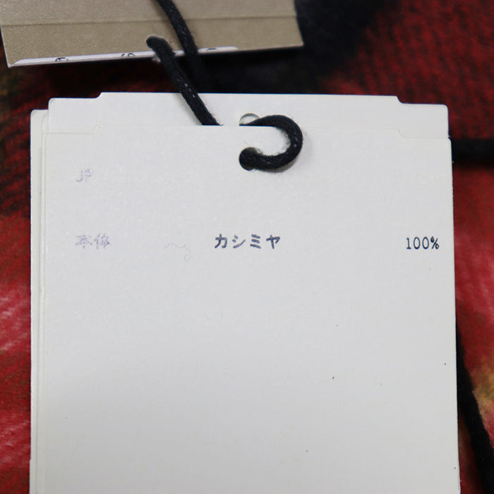 BURBERRY Scarf 4060291 Cashmere 100% Orange red Women(Unisex) Used Authentic