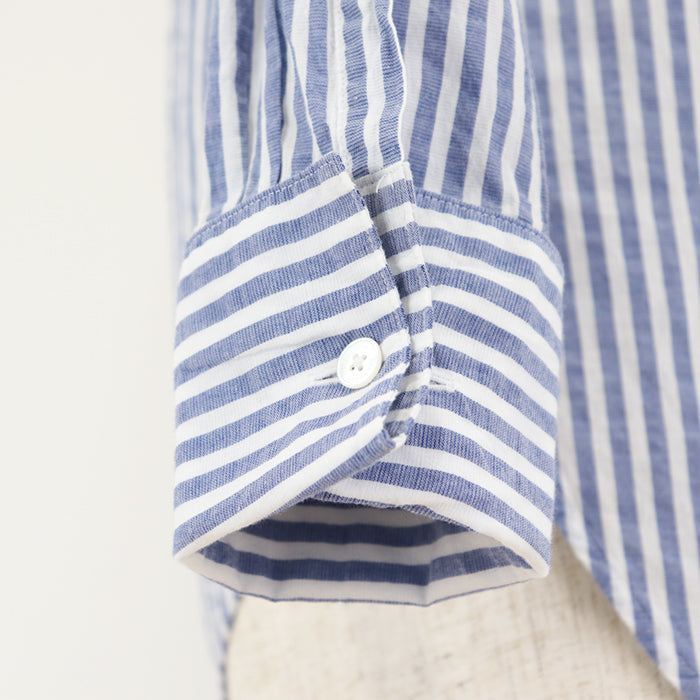 BURBERRY Long sleeve shirt cotton 100% Light blue mens S Used Authentic