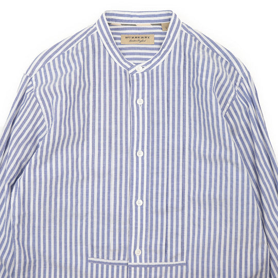 BURBERRY Long sleeve shirt cotton 100% Light blue mens S Used Authentic