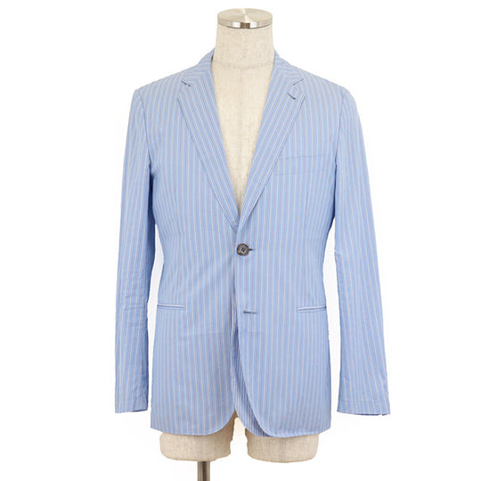 HERMES Other outerwear cotton 100% Sac blue Jacket mens 46 Used Authentic