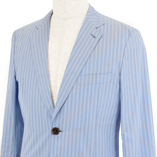 HERMES Other outerwear cotton 100% Sac blue Jacket mens 46 Used Authentic