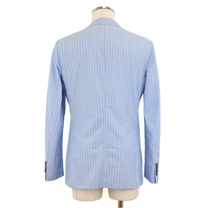 HERMES Other outerwear cotton 100% Sac blue Jacket mens 46 Used Authentic