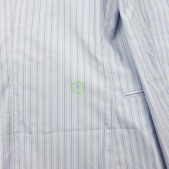 HERMES Other outerwear cotton 100% Sac blue Jacket mens 46 Used Authentic