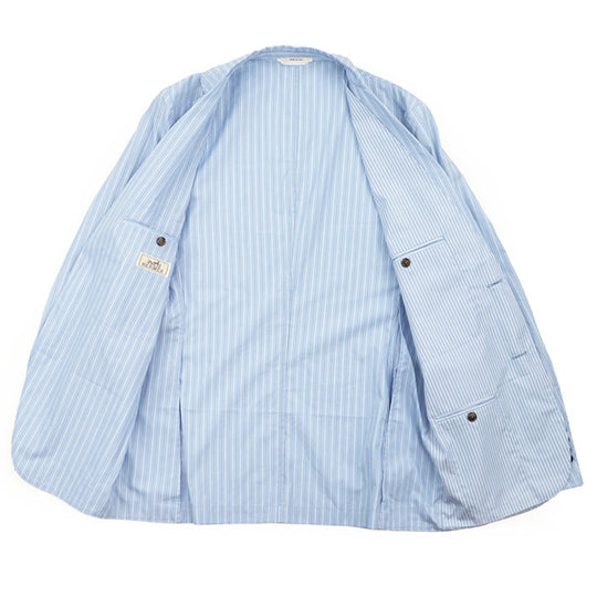 HERMES Other outerwear cotton 100% Sac blue Jacket mens 46 Used Authentic