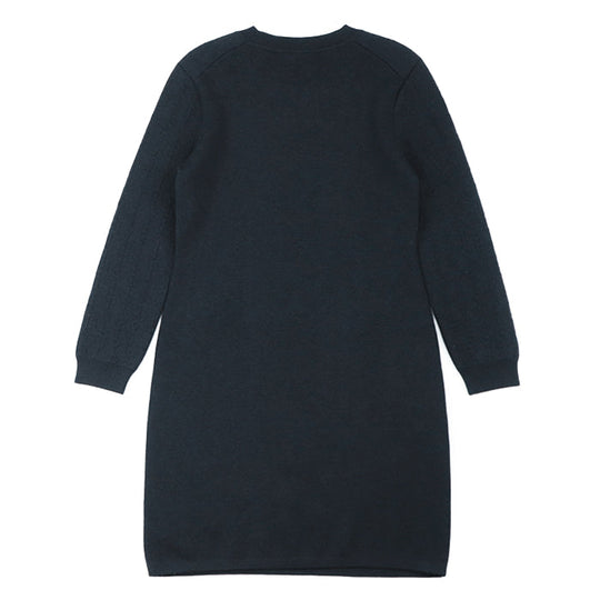 HERMES one piece cashmere black Women 40 Used Authentic