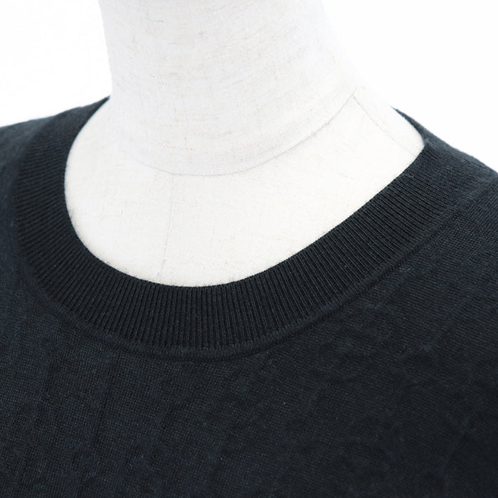 HERMES one piece cashmere black Women 40 Used Authentic