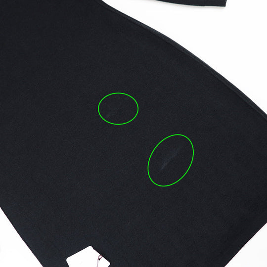 HERMES one piece cashmere black Women 40 Used Authentic