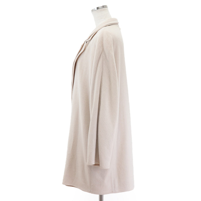 HERMES Other outerwear Cashmere 100% Ivory Women 38 Used Authentic