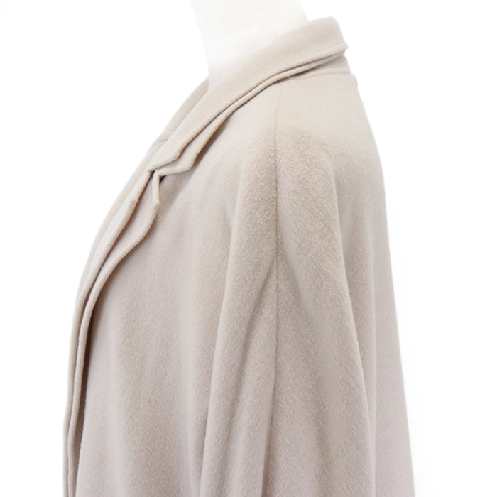 HERMES Other outerwear Cashmere 100% Ivory Women 38 Used Authentic