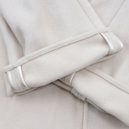 HERMES Other outerwear Cashmere 100% Ivory Women 38 Used Authentic