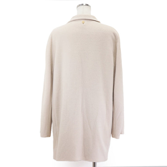 HERMES Other outerwear Cashmere 100% Ivory Women 38 Used Authentic