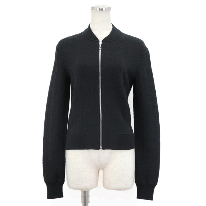 HERMES Other outerwear 40% cashmere, 39% silk, Rib: 45% cashmere, 45% silk, 9% nylon, 1% polyurethane black Women 36 Used Authentic