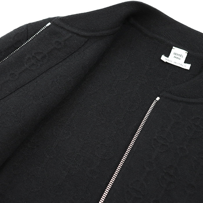 HERMES Other outerwear 40% cashmere, 39% silk, Rib: 45% cashmere, 45% silk, 9% nylon, 1% polyurethane black Women 36 Used Authentic
