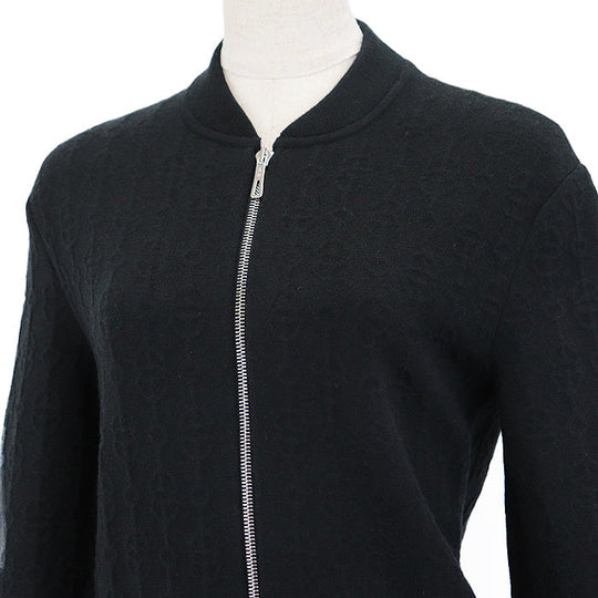 HERMES Other outerwear 40% cashmere, 39% silk, Rib: 45% cashmere, 45% silk, 9% nylon, 1% polyurethane black Women 36 Used Authentic