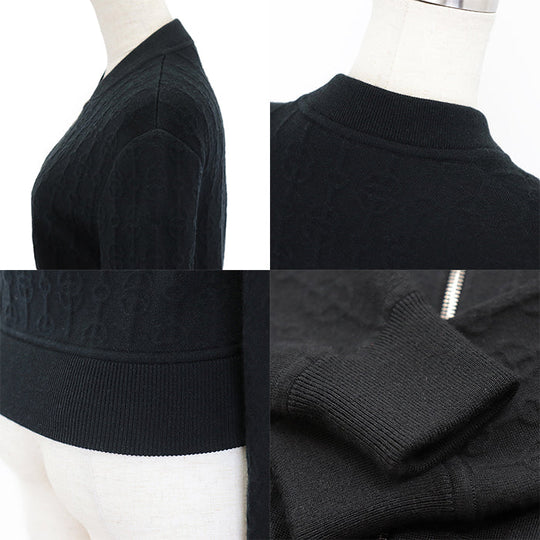 HERMES Other outerwear 40% cashmere, 39% silk, Rib: 45% cashmere, 45% silk, 9% nylon, 1% polyurethane black Women 36 Used Authentic