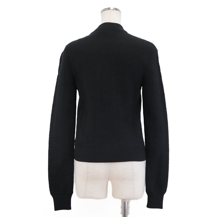 HERMES Other outerwear 40% cashmere, 39% silk, Rib: 45% cashmere, 45% silk, 9% nylon, 1% polyurethane black Women 36 Used Authentic