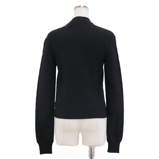 HERMES Other outerwear 40% cashmere, 39% silk, Rib: 45% cashmere, 45% silk, 9% nylon, 1% polyurethane black Women 36 Used Authentic