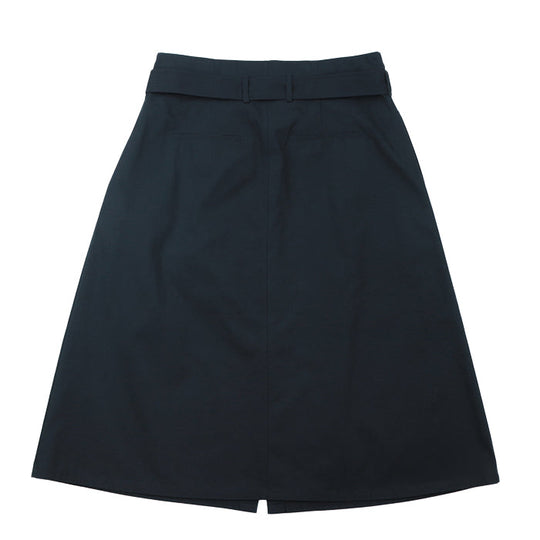 CELINE skirt cotton 100% black 2J375086I Women 42 Used Authentic