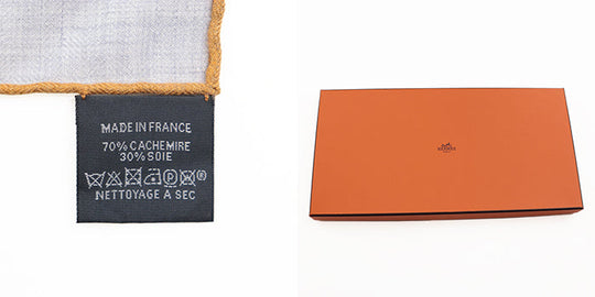 HERMES scarf 70% cashmere, 30% silk multicolor Carrjean GRAND THEATER NOUVE Grand Theater Nouveau Women Used Authentic