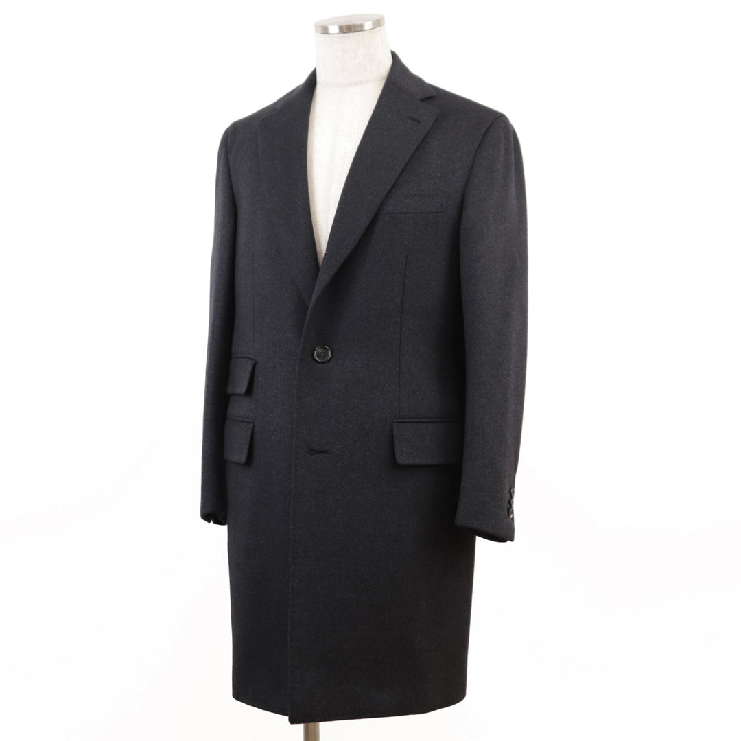 Brioni coat wool charcoal mens 48R (170/96A) Used Authentic