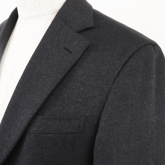 Brioni coat wool charcoal mens 48R (170/96A) Used Authentic