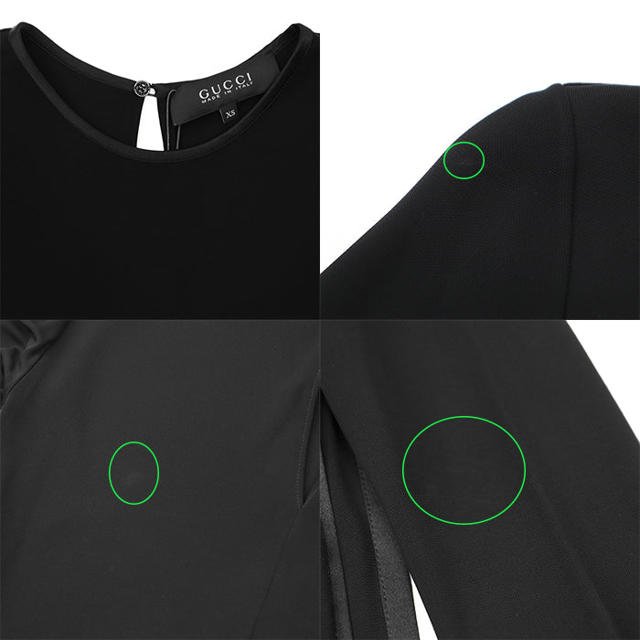 GUCCI one piece 100% rayon% black Women XS Used Authentic