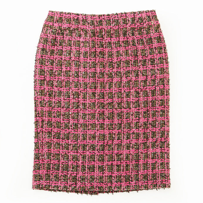 CHANEL skirt wool Pink, Olive P73672 42