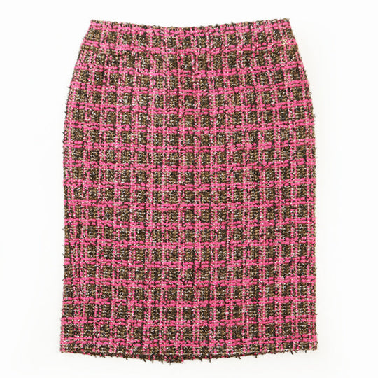 CHANEL skirt wool Pink, Olive P73672 42
