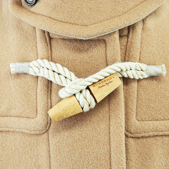 BURBERRY coat 80% wool, 20% polyamide Camel 4056582 mens 52 Used Authentic