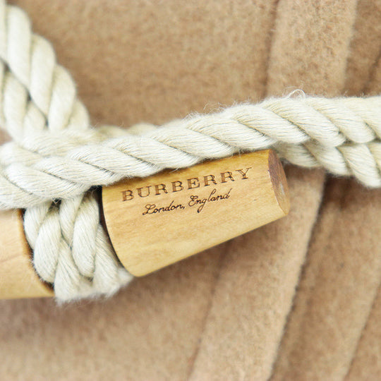 BURBERRY coat 80% wool, 20% polyamide Camel 4056582 mens 52 Used Authentic