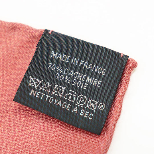HERMES scarf cashmere silk multicolor