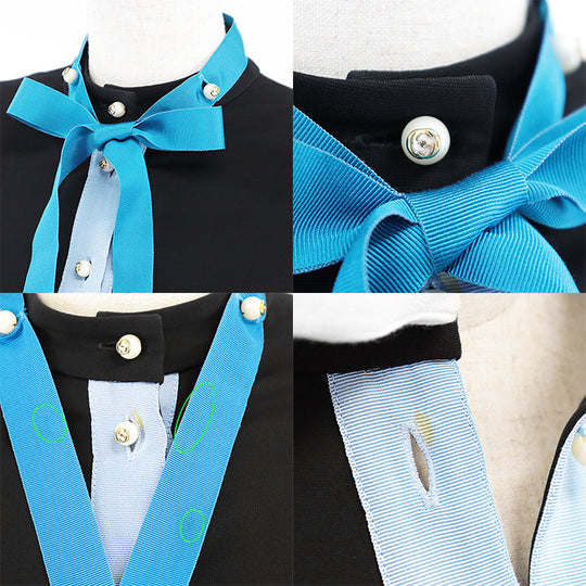 GUCCI one piece 410274 98% rayon, 2% polyurethane Black blue Women S Used Authentic