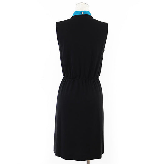 GUCCI one piece 410274 98% rayon, 2% polyurethane Black blue Women S Used Authentic