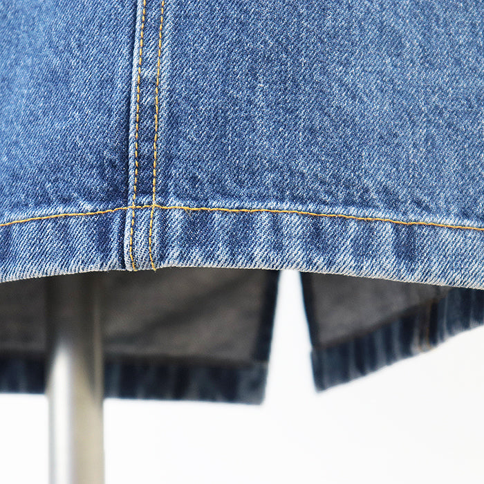 CHANEL skirt P73756 cotton Indigo 38