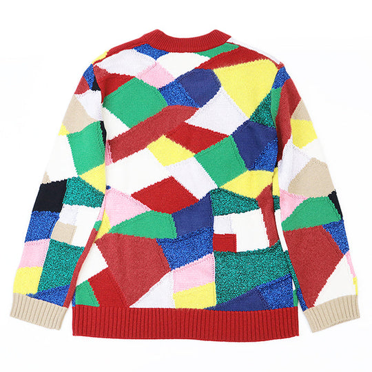 BURBERRY knit 8001832 26% cashmere, 22% wool, Material 6: 6% nylon, Material 6: 5% metallic fiber multicolor mens S Used Authentic