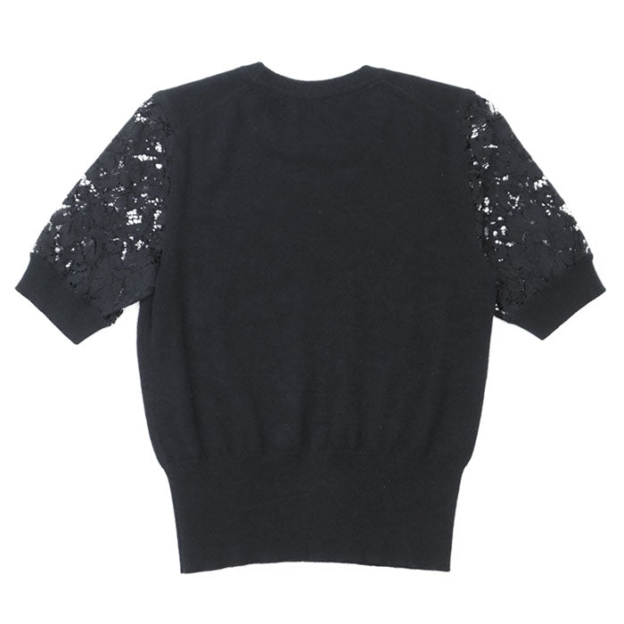 DOLCE&GABBANA knit 65% cashmere, 30% cotton black Women 40 Used Authentic