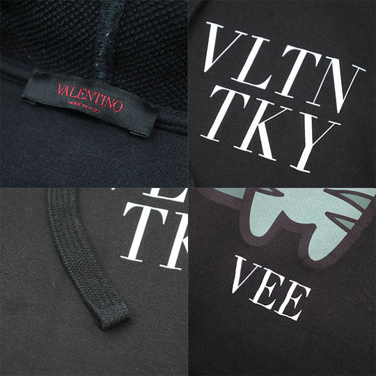 Valentino sweat SV3MF04Y5A8 Cotton nylon black L