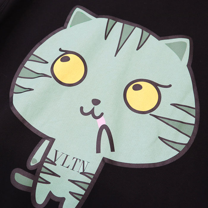 Valentino sweat SV3MF04Y5A8 Cotton nylon black L