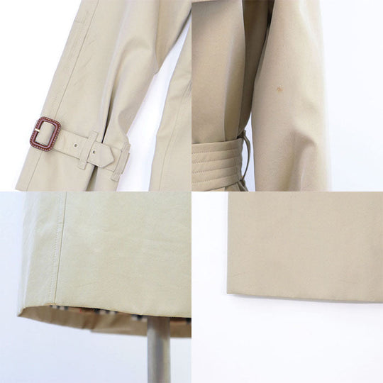 BURBERRY LONDON coat 8019525 cotton beige 36