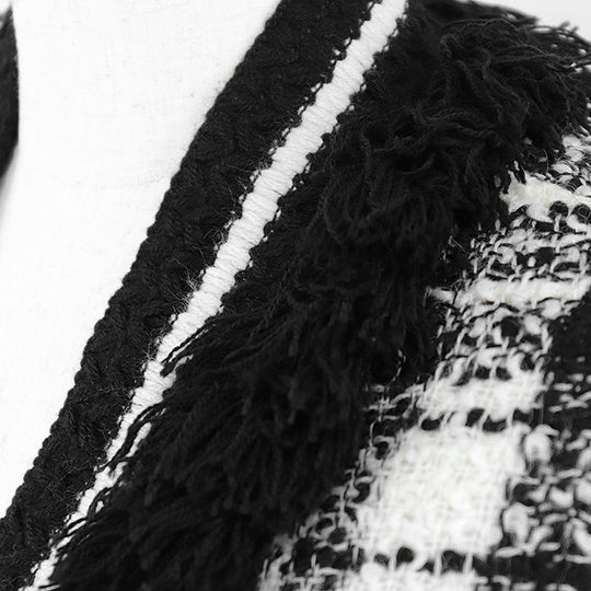 GUCCI Other outerwear 643297 ZADJS 98% wool, 2% nylon Ivory, Black Women 36 Used Authentic