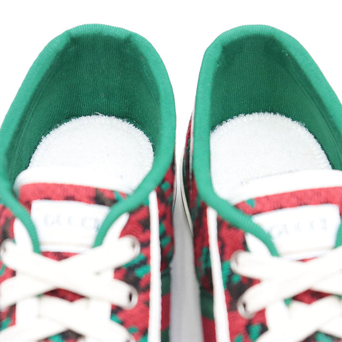 GUCCI sneakers Wool, Rubber 100% multicolor 351 9807H 8402 mens 9+ Used Authentic