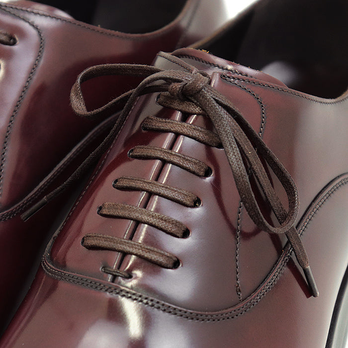 DOLCE&GABBANA Dress shoes CA5847 Patent leather Burgundy Plane toe Oxford shoes mens 8 Used Authentic