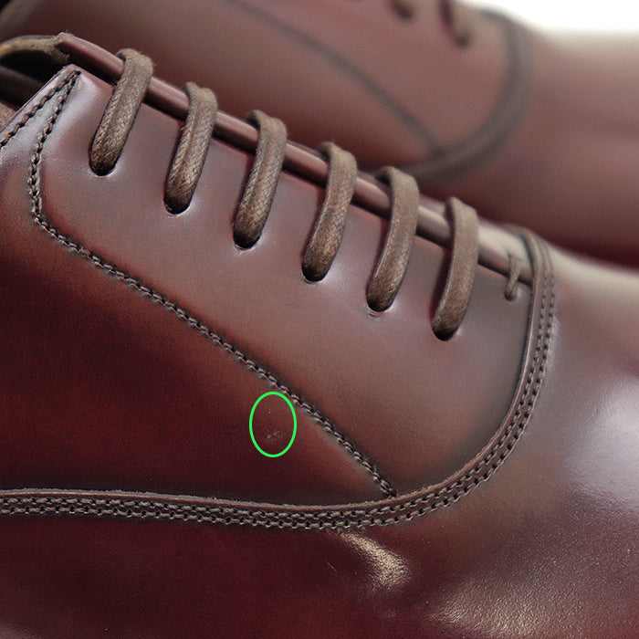 DOLCE&GABBANA Dress shoes CA5847 Patent leather Burgundy Plane toe Oxford shoes mens 8 Used Authentic