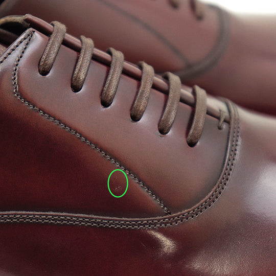 DOLCE&GABBANA Dress shoes CA5847 Patent leather Burgundy Plane toe Oxford shoes mens 8 Used Authentic