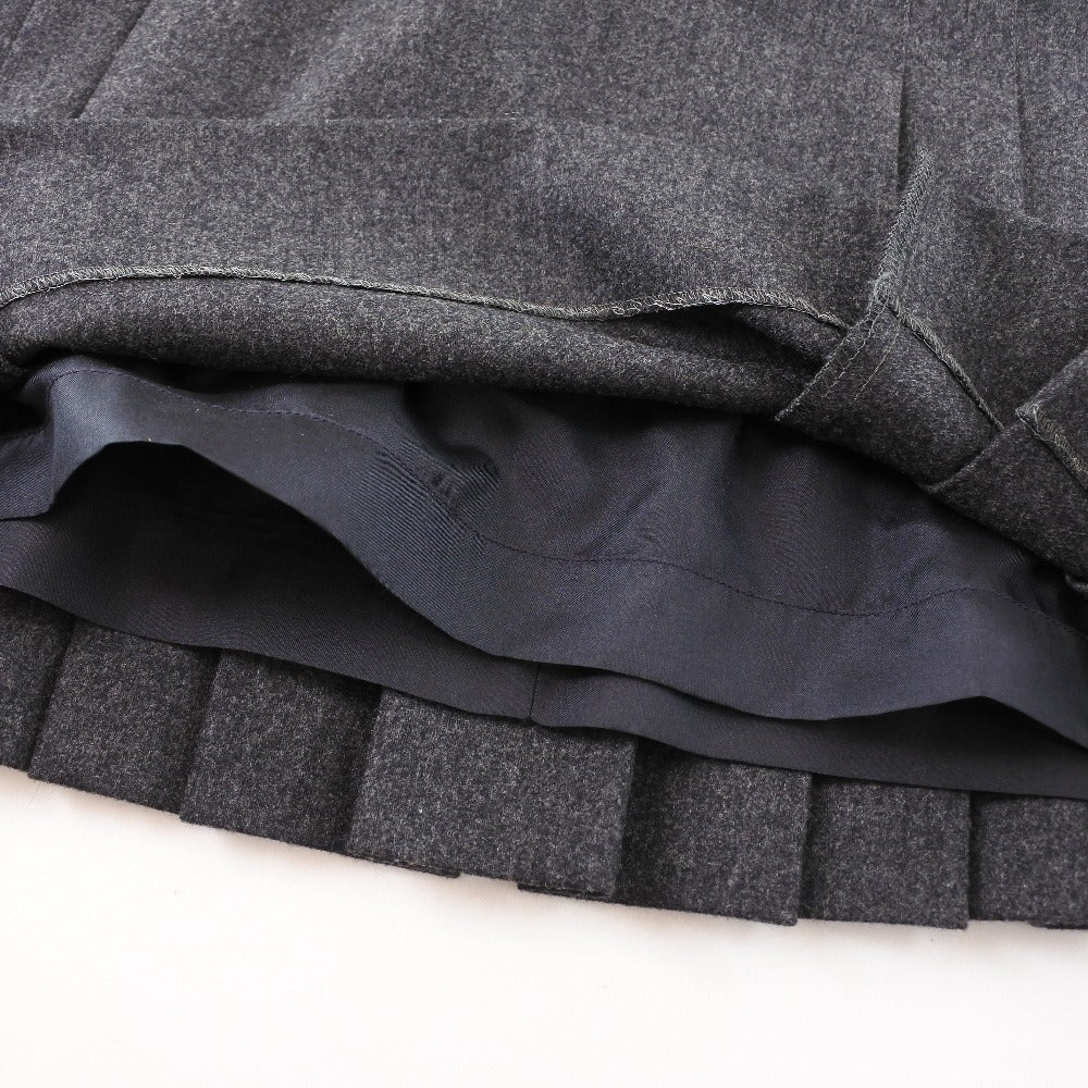 CHANEL skirt P03474/V03532 Wool, Silk gray 40