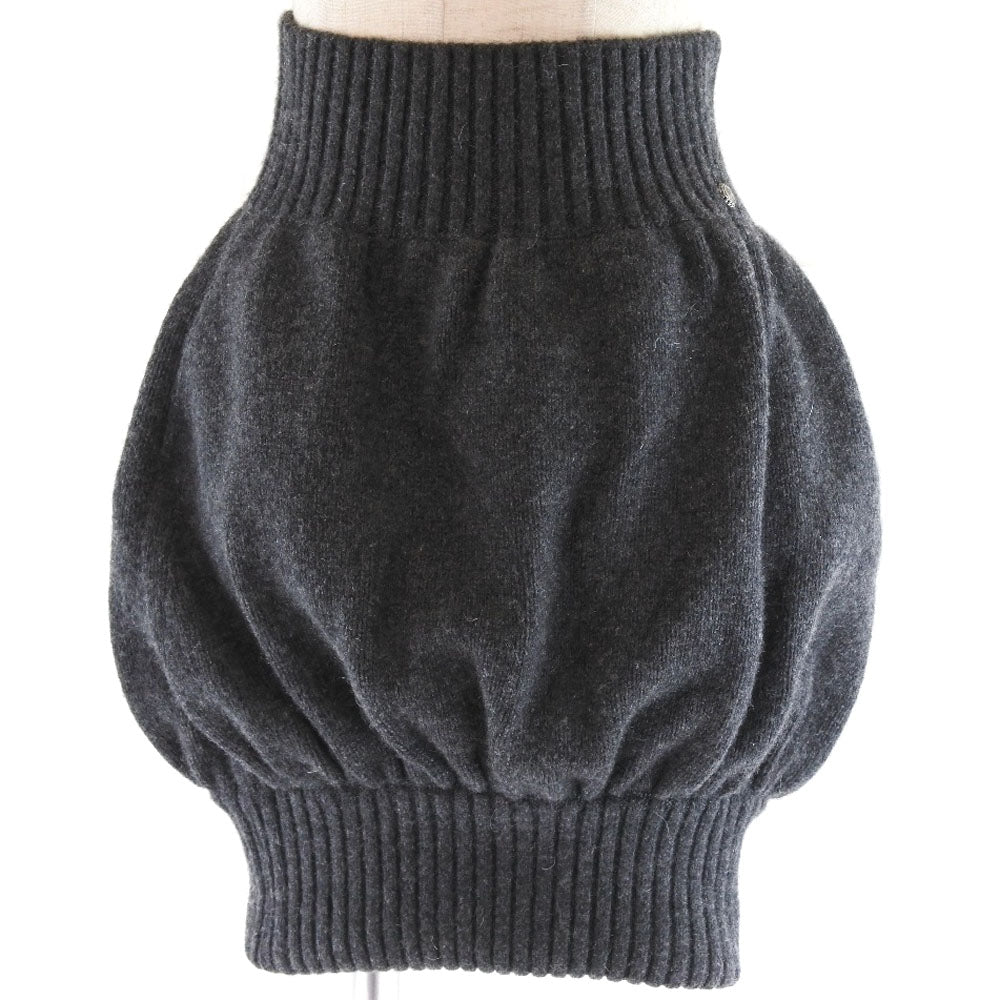 CHANEL skirt P33485K00877 cashmere gray Women 38 Used Authentic