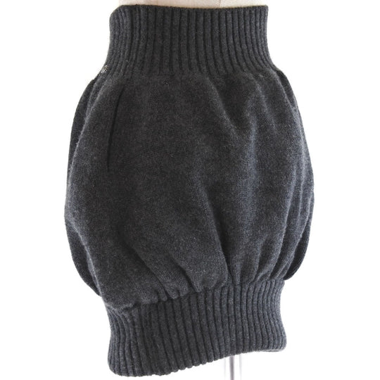 CHANEL skirt P33485K00877 cashmere gray Women 38 Used Authentic