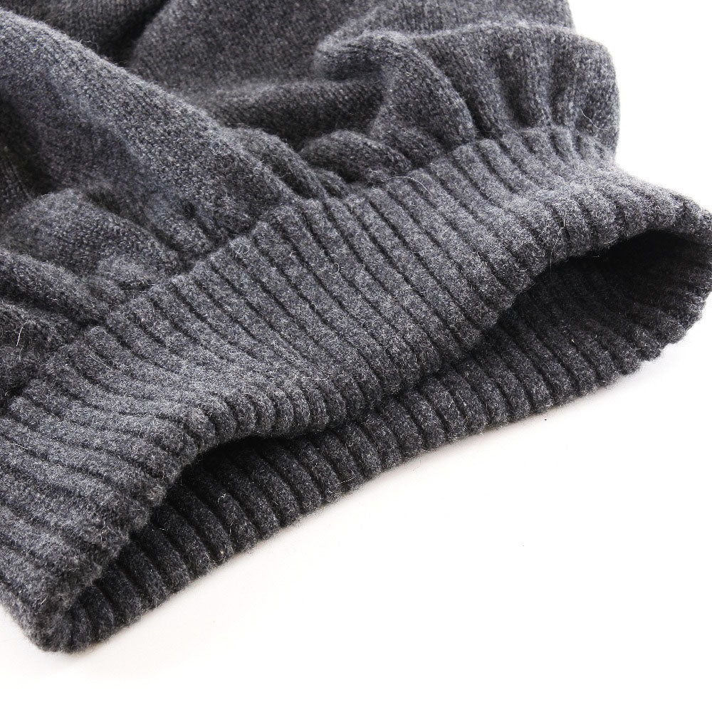 CHANEL skirt P33485K00877 cashmere gray Women 38 Used Authentic