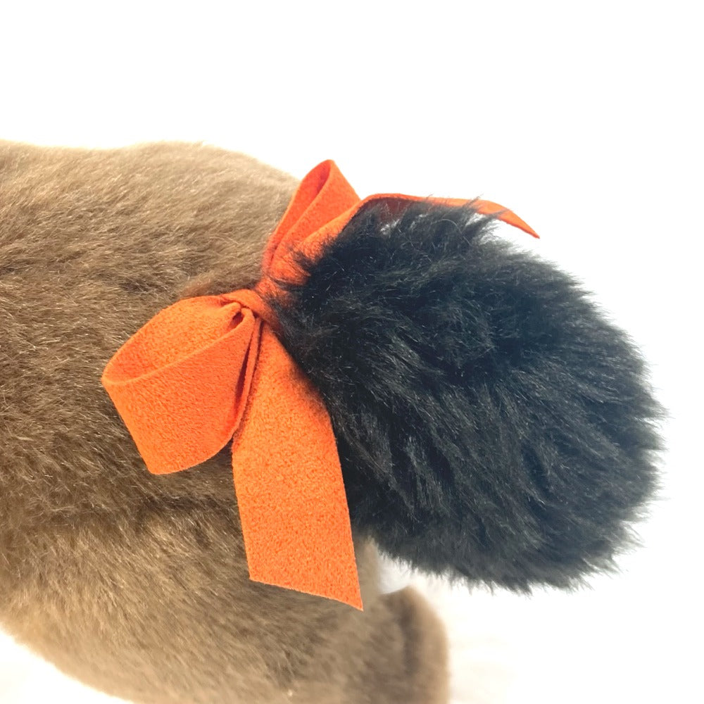 HERMES Plush Doll polyester Brown Doll interior Elmy PPM unisex(Unisex) Used Authentic