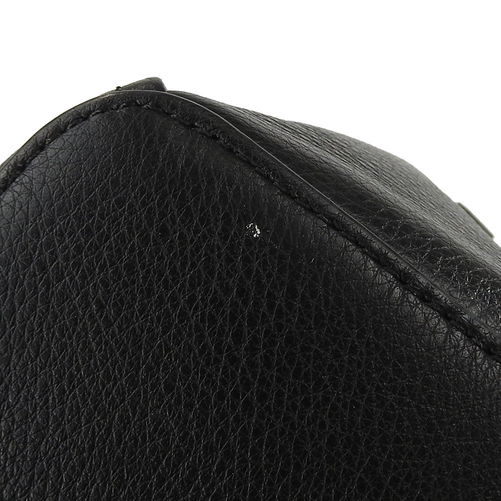 COACH Handbag F34508 leather black Women Used Authentic